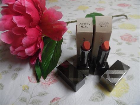 burberry kisses hydrating lip colour 61 devon sunset|Burberry / Kisses Hydrating Lipstick 0.11 oz (3 ml) No.61.